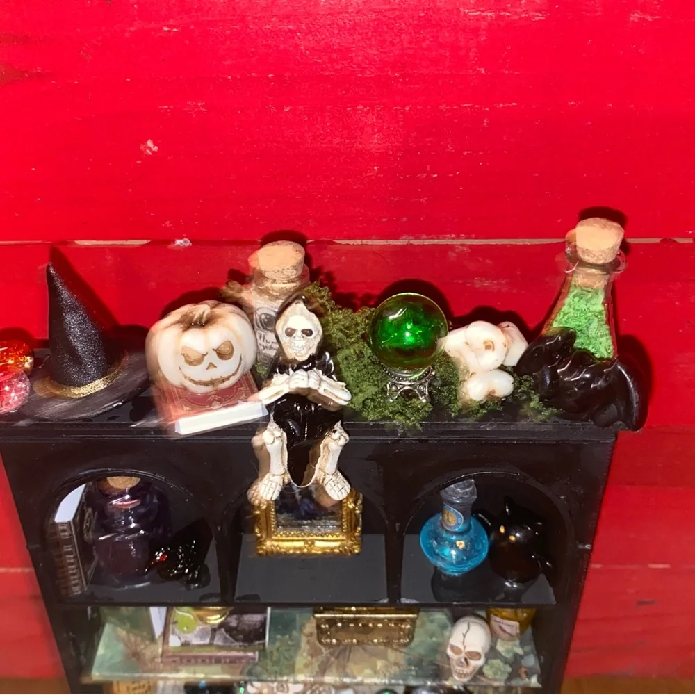 Gothic Black Home Wall Decor Shelf